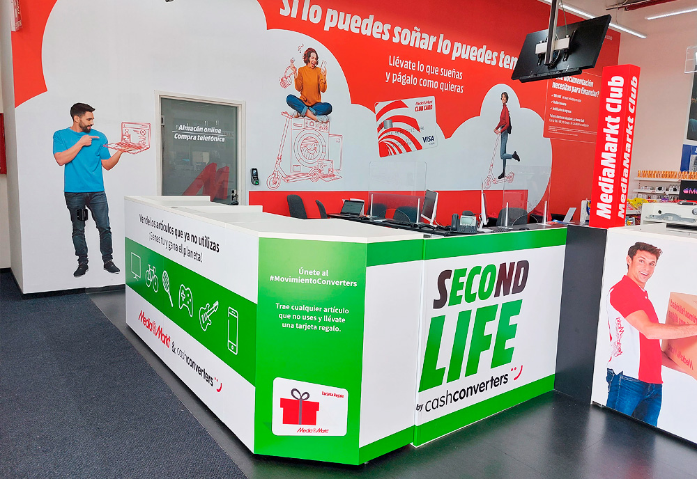 Irregularidades Derivación paracaídas Nos aliamos con MediaMarkt para seguir dando una segunda vida a productos  con el lanzamiento de “Second life”