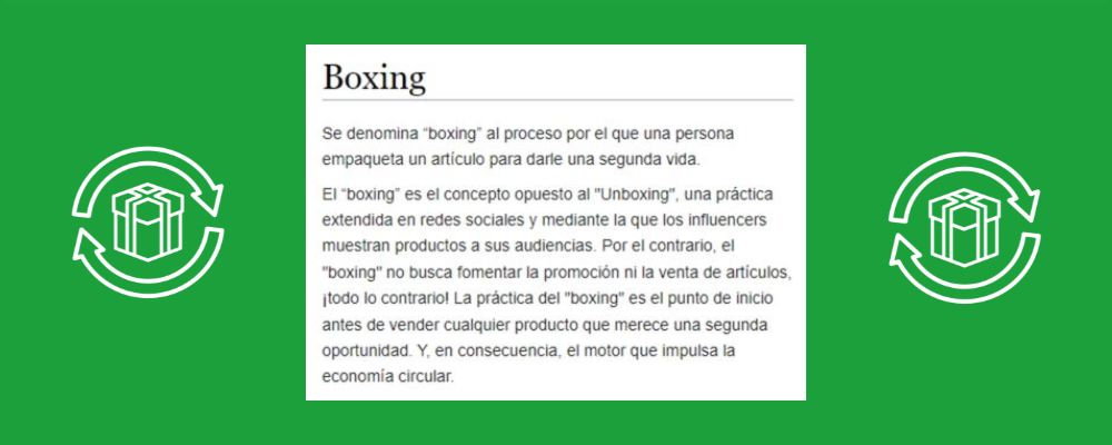 Boxing para hacer REfigting